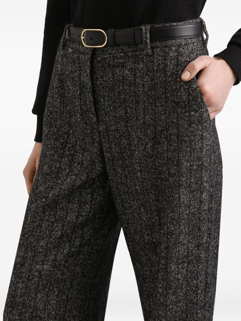 Dolce & Gabbana Classic Grey Wool Trousers