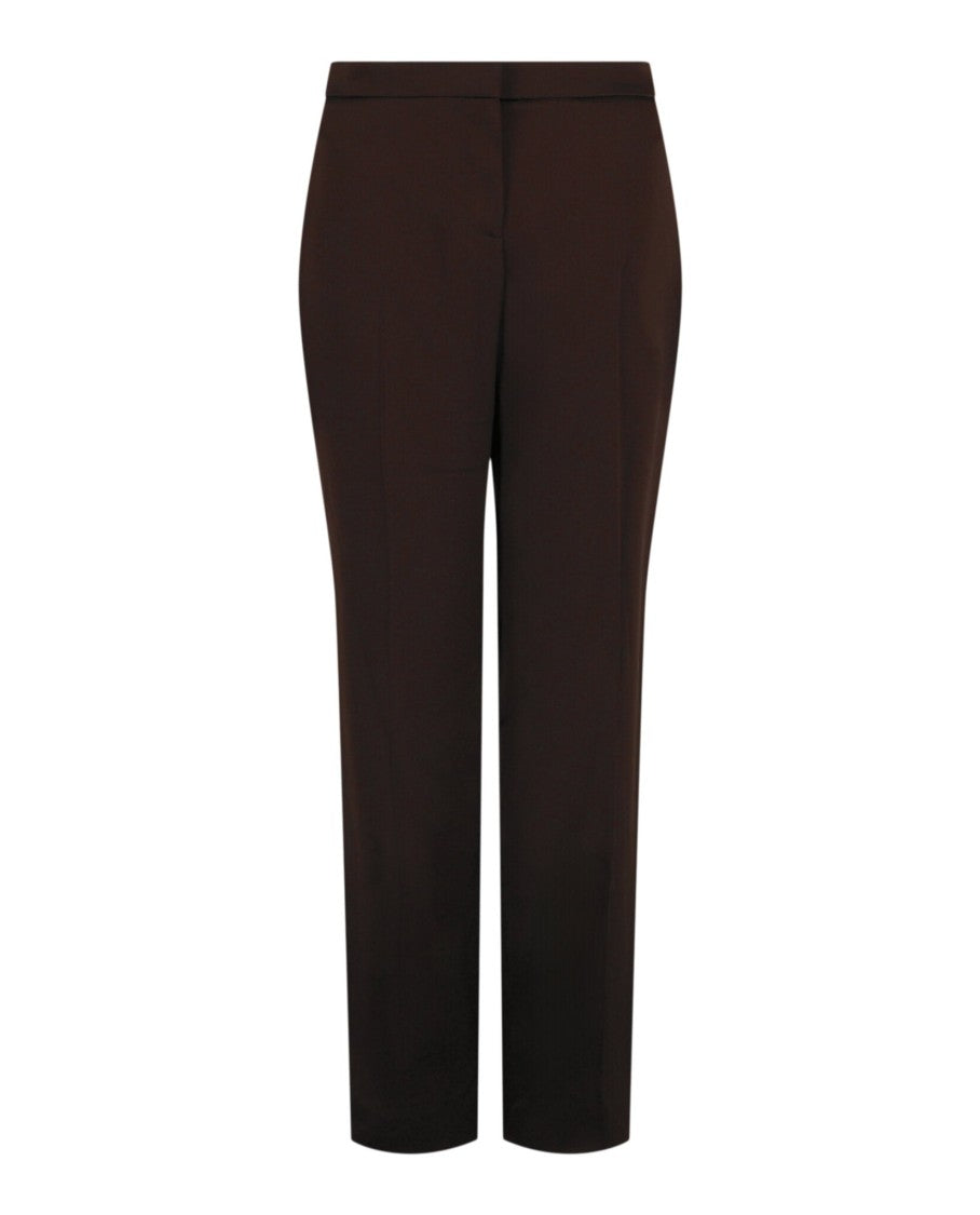 Alexander Mcqueen Satin Straight Leg Pants