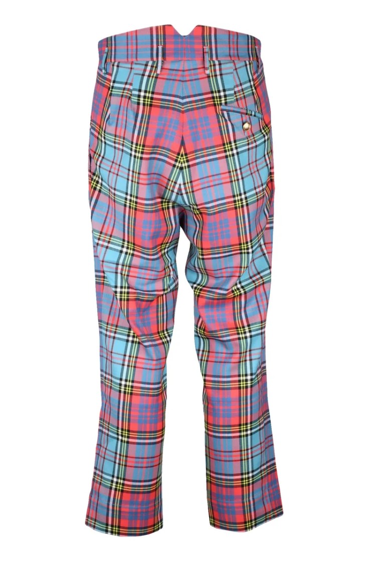 Vivienne Westwood Cruise Trousers - Sky Blue/Red