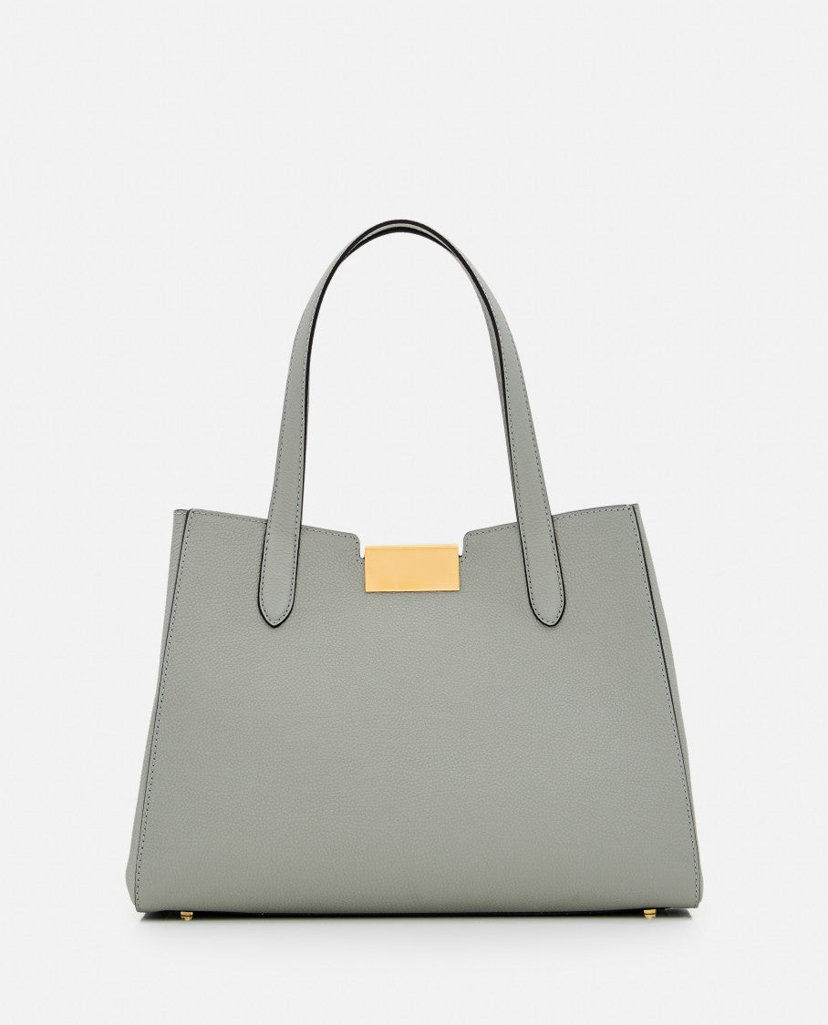 Marni Two-Handle Leather Shoulder Bag