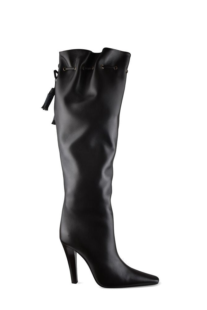Saint Laurent Gathered Boots