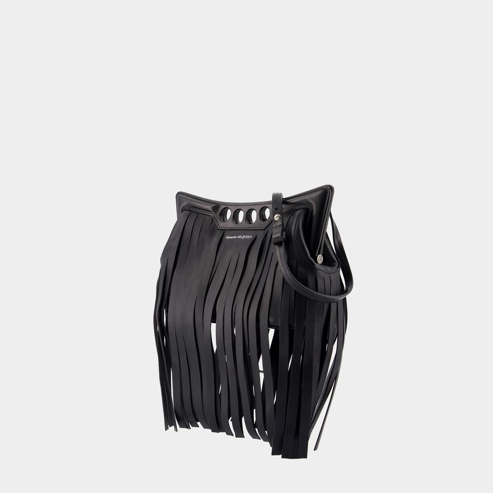 Alexander Mcqueen The Mini Peak Crossbody - Leather - Black