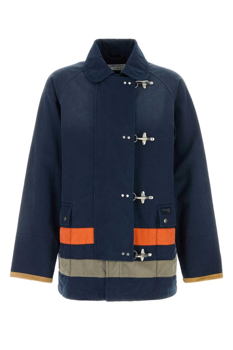 Fay Navy Blue Twill Jacket
