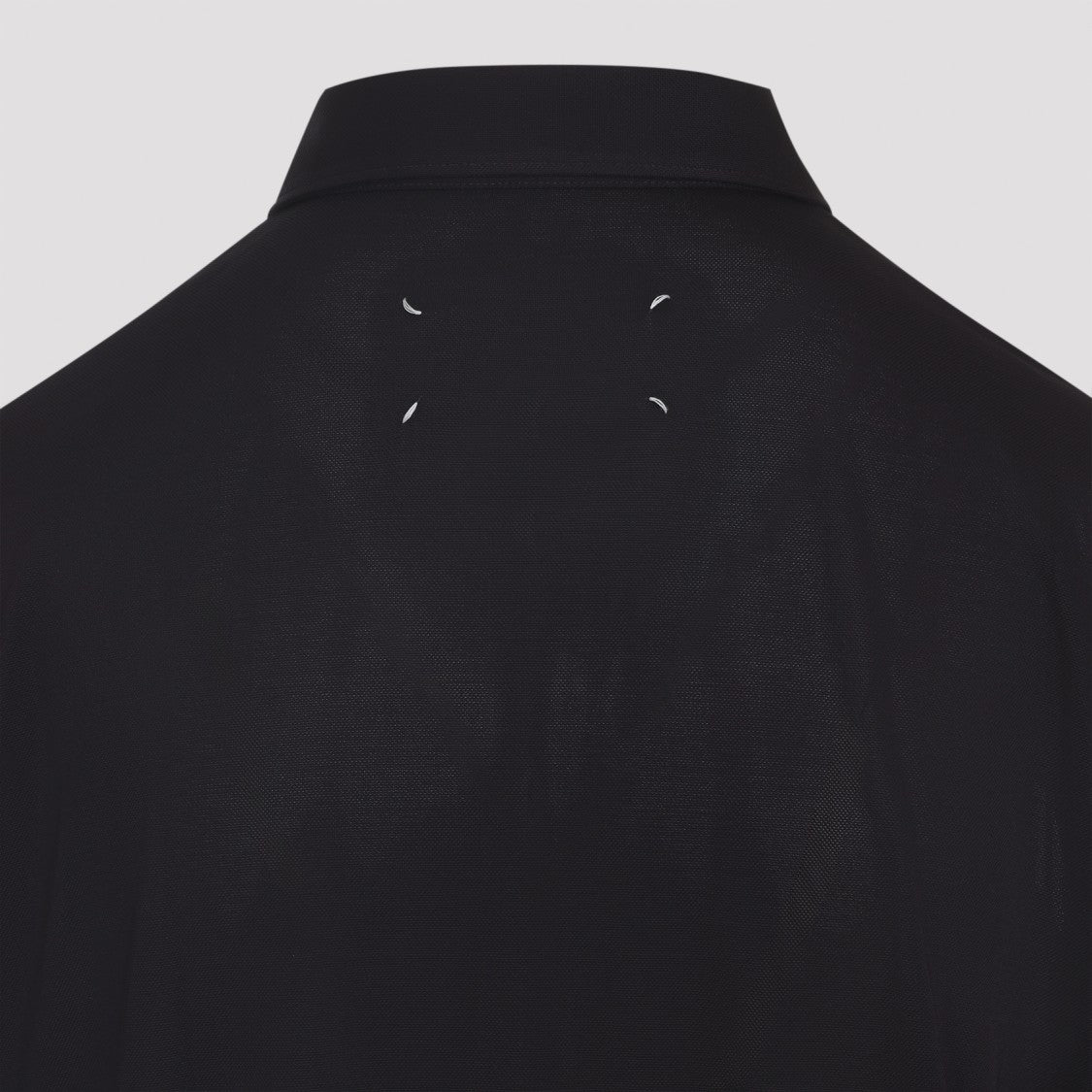Maison Margiela Short-Sleeved Polo With Classic Collar