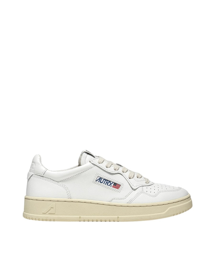Autry White Leather Medalist Sneakers