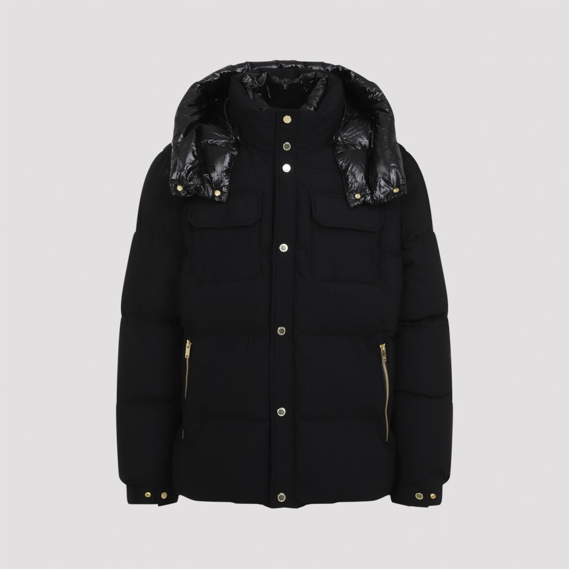 Moose Knuckles Black Suthep Gold Jacket