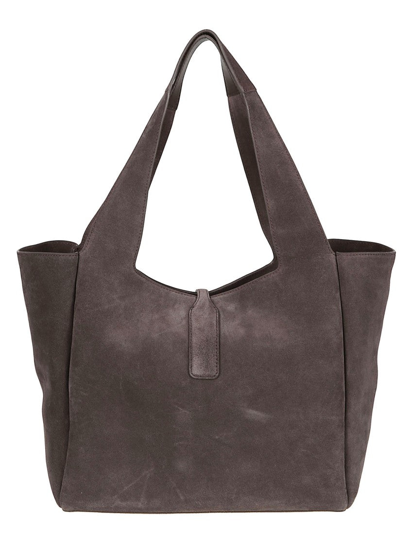 Hogan Brown H01x H Shopping Calf Leather Tote Bag