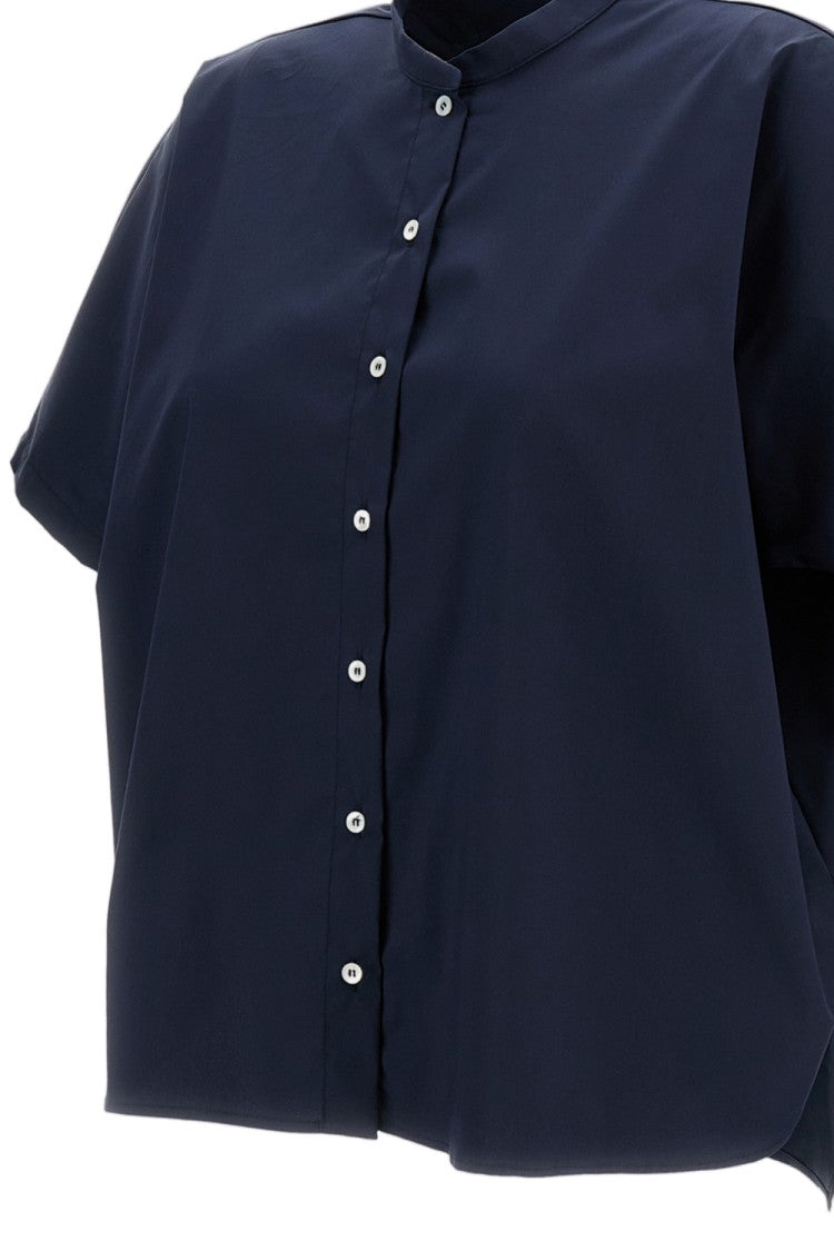 M.S.M. Milano Grandad Collar Shirt With Kimono Shoulders