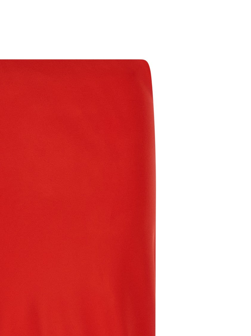 Ermanno Scervino Mermaid-Style Maxi Skirt In Viscose Crepe De Chine