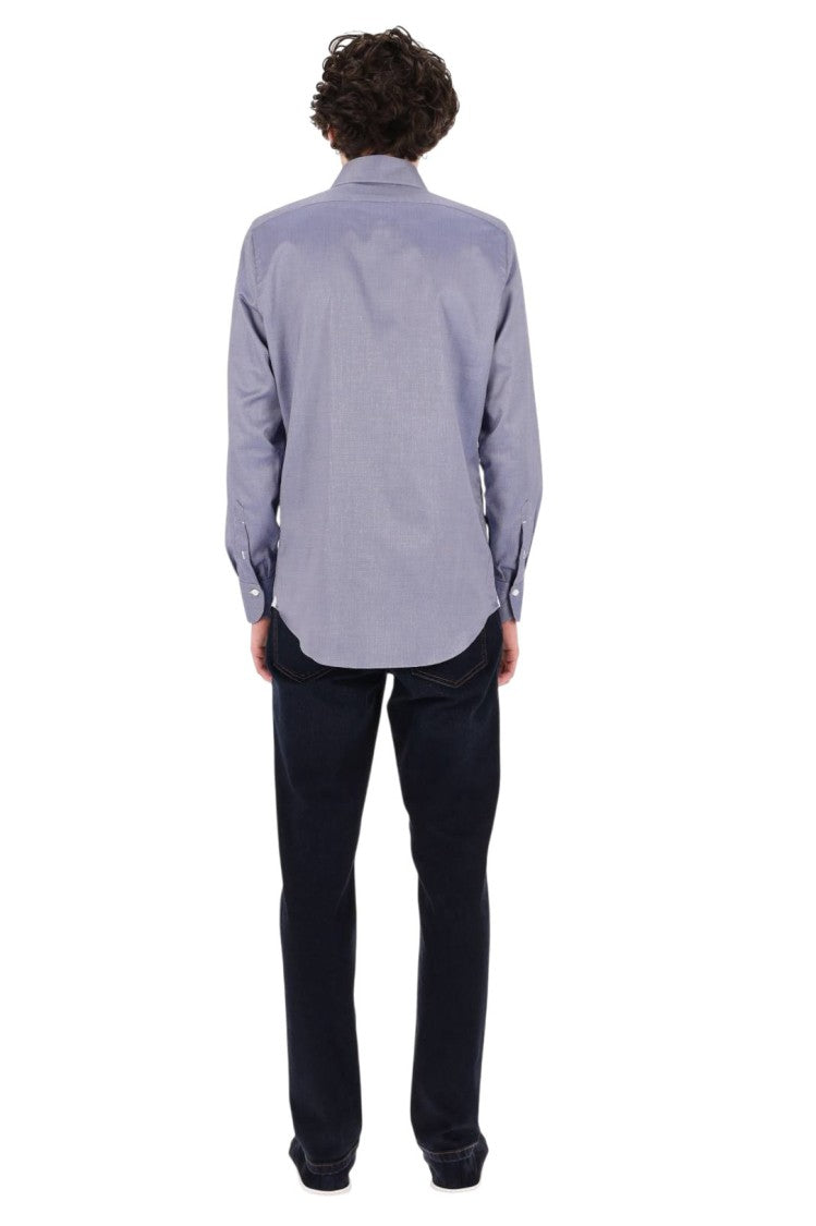 Finamore Milano Royal Oxford Cotton Shirt