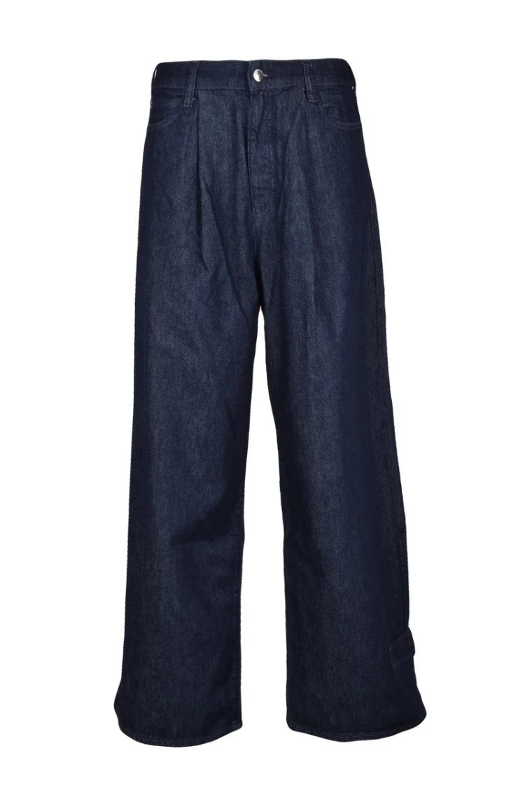 Emporio Armani Palazzo Jeans Stretch - Blue