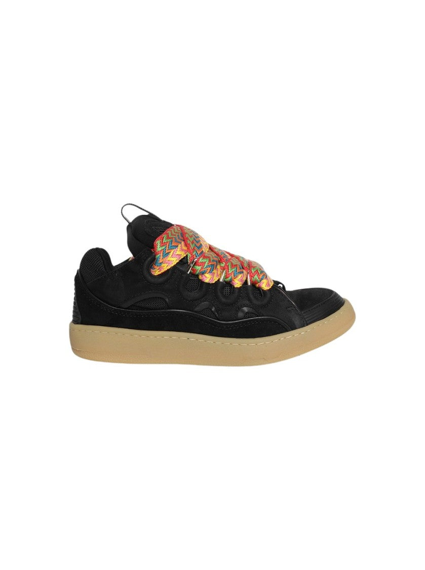 Lanvin Leather Curb Sneakers