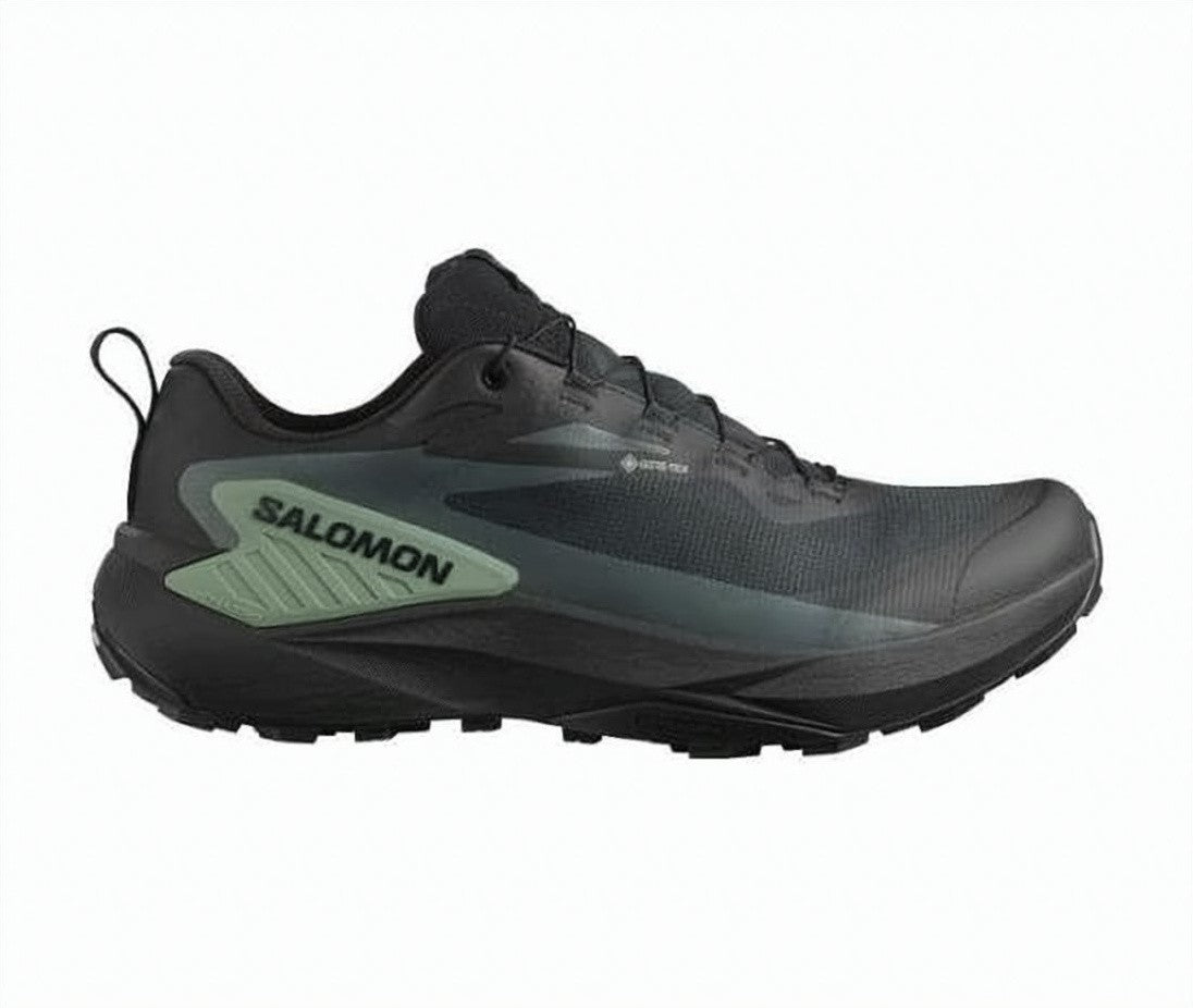 Salomon Green Low-Top Textile Synthetic Sneakers