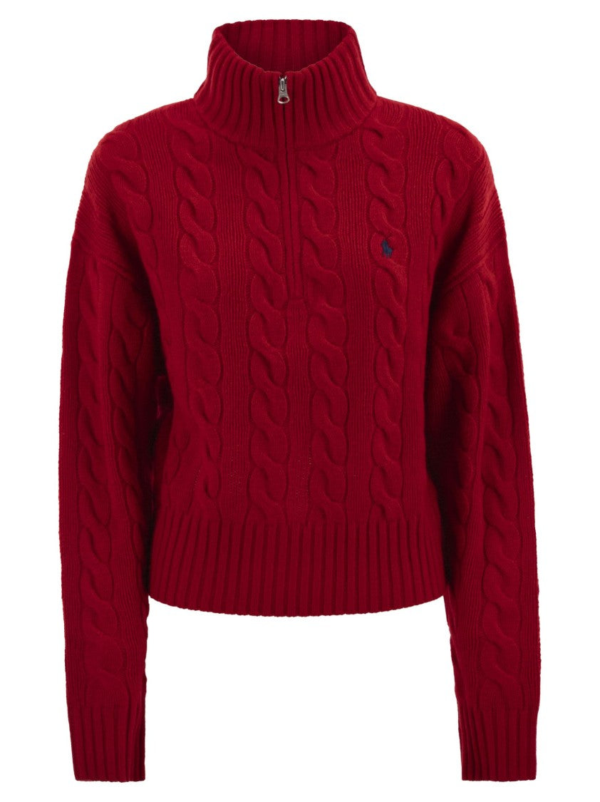 Polo Ralph Lauren Wool And Cashmere Cable Knit Jumper