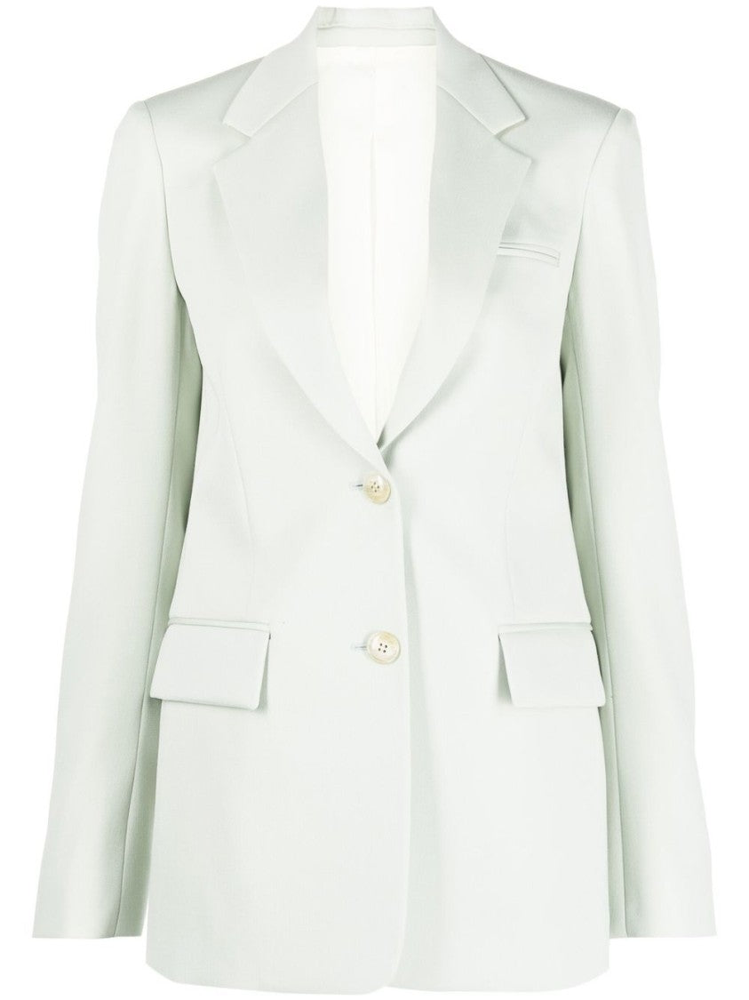 Lanvin Light Green Virgin Wool Blazer