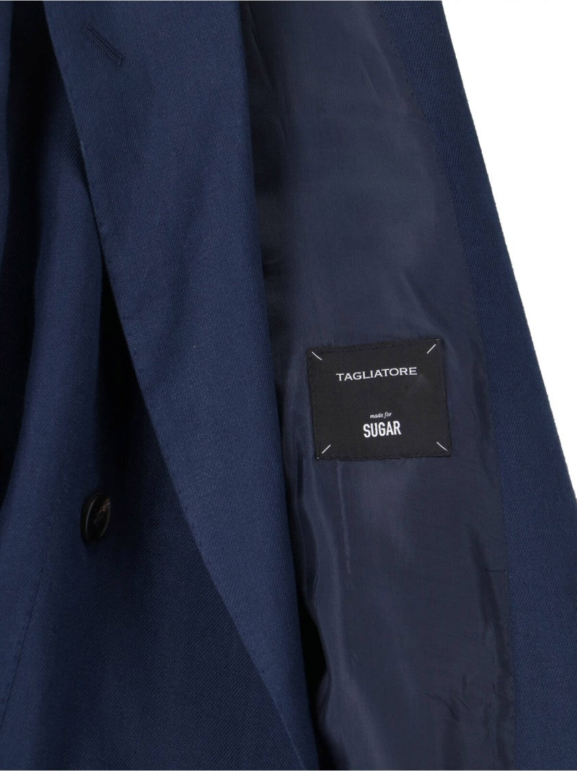 Tagliatore Navy T Jasmine Tailored Linen Suit