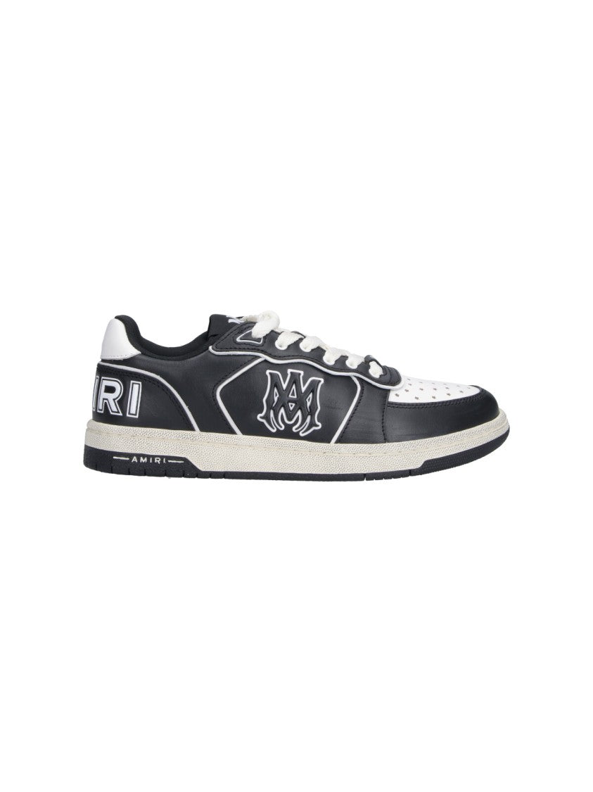 Amiri Black Newport Calf Leather Sneakers