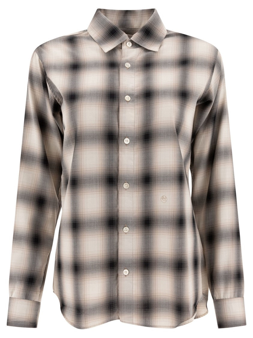 Nanamica Soft Blurred Plaid Classic Fit Shirt