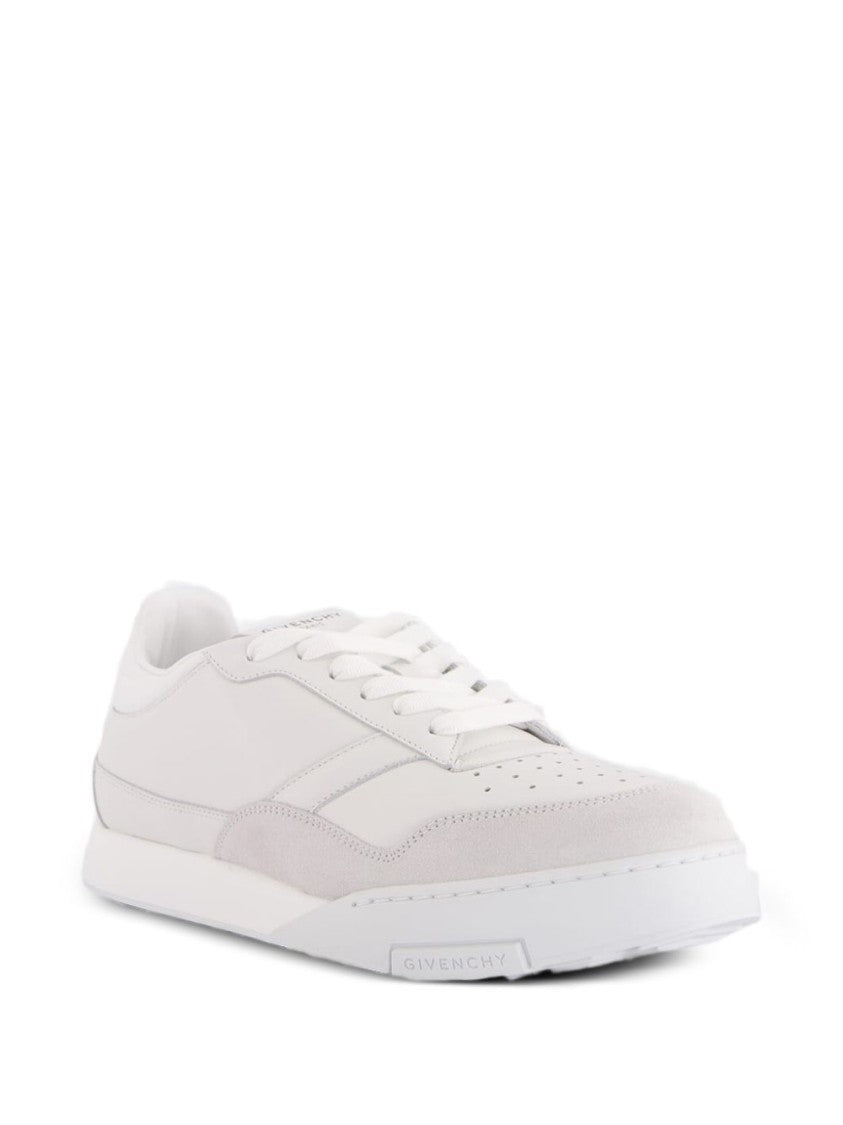 Givenchy White Silk And Nylon Lace Sneakers