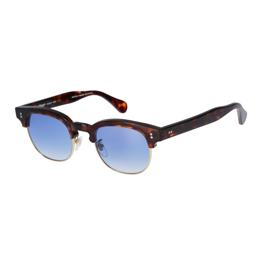 Kador Woody Cm Classic Clubmaster Sunglasses With Tortoiseshell Frame