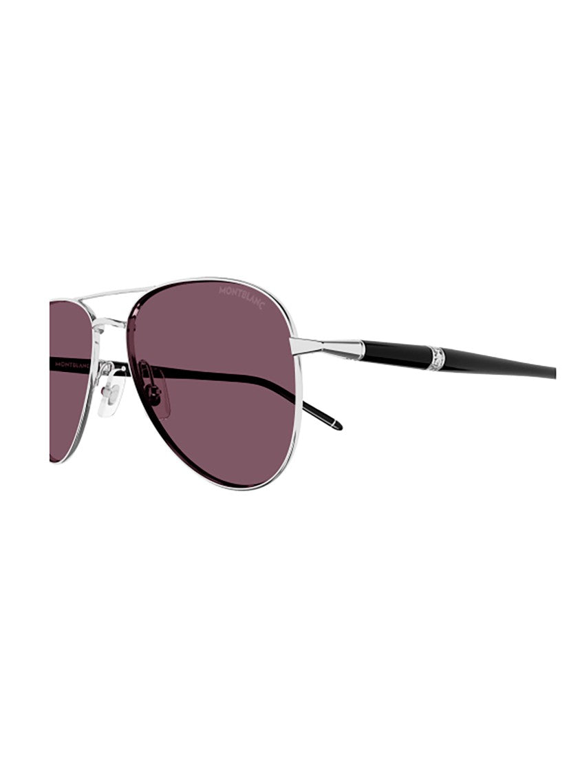 Montblanc Aviator Sunglasses With Metal Frame
