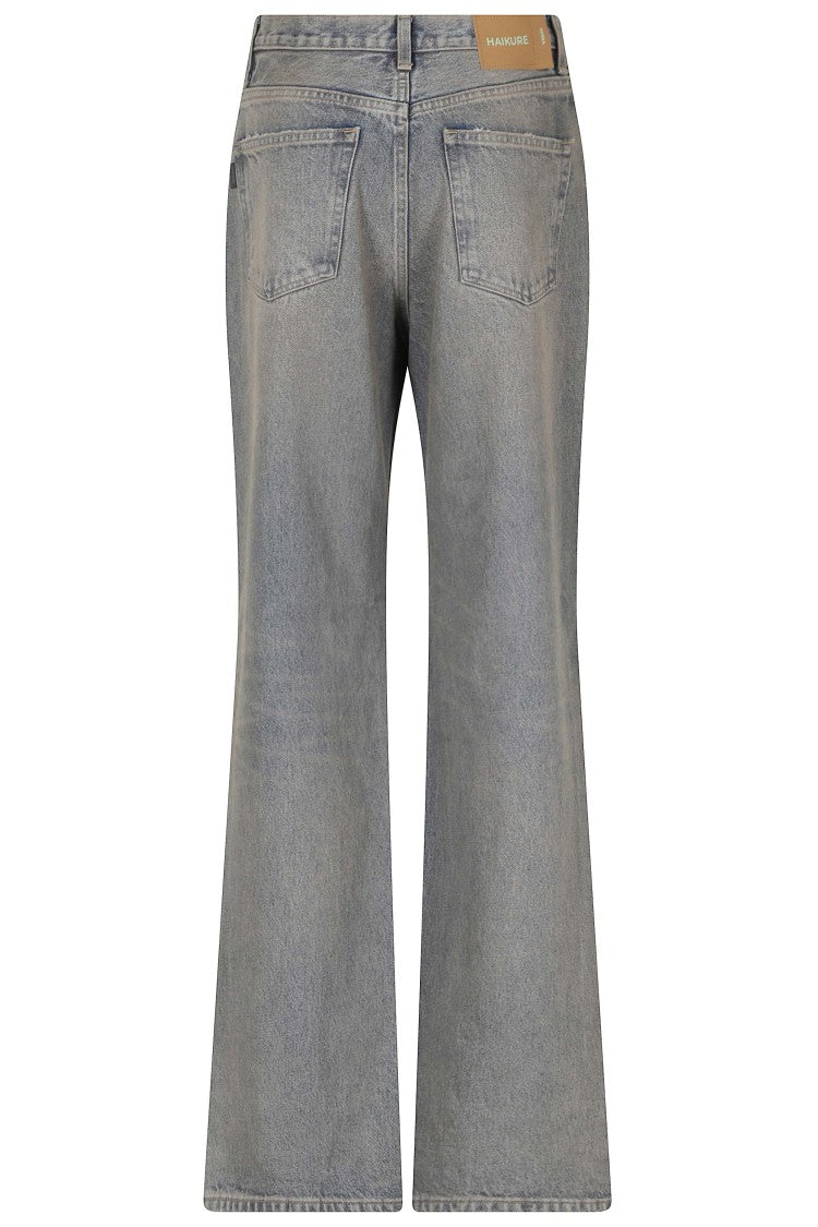 Haikure Blue Ziggy Relaxed Wide-Leg Jeans