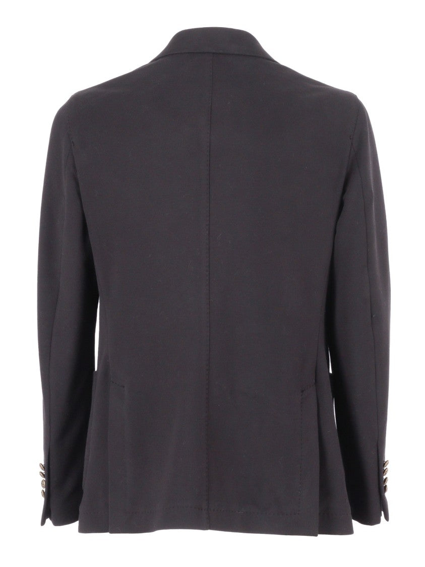 Circolo 1901 Double-Breasted Blazer With Metallic Buttons And Structured Silhouette