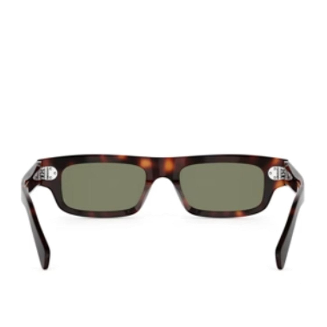 Celine Havana Three Dots Acetate Rectangular Sunglasses