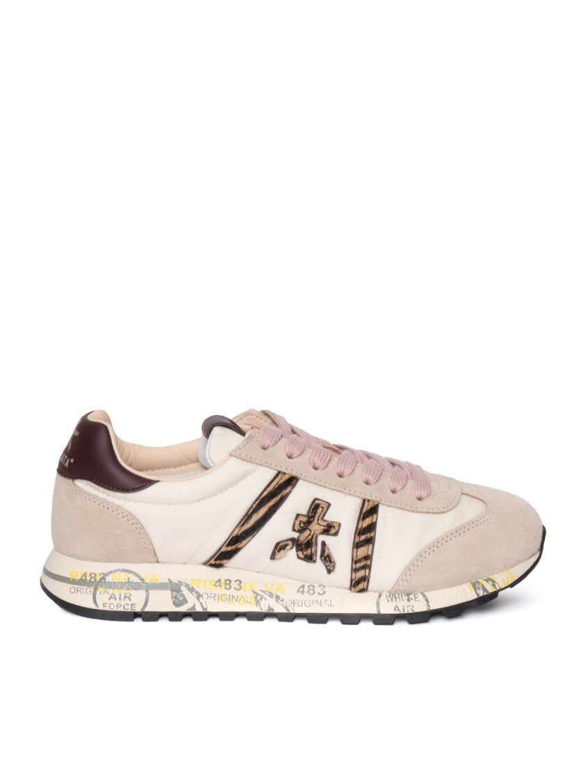 Premiata Versatile Sneakers With Modern Calf Leather Overlays
