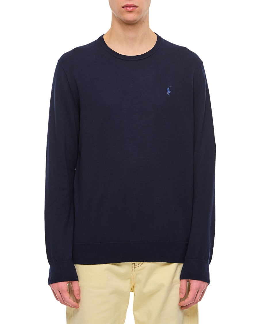 Polo Ralph Lauren Crewneck Sweater With Subtle Logo Detail