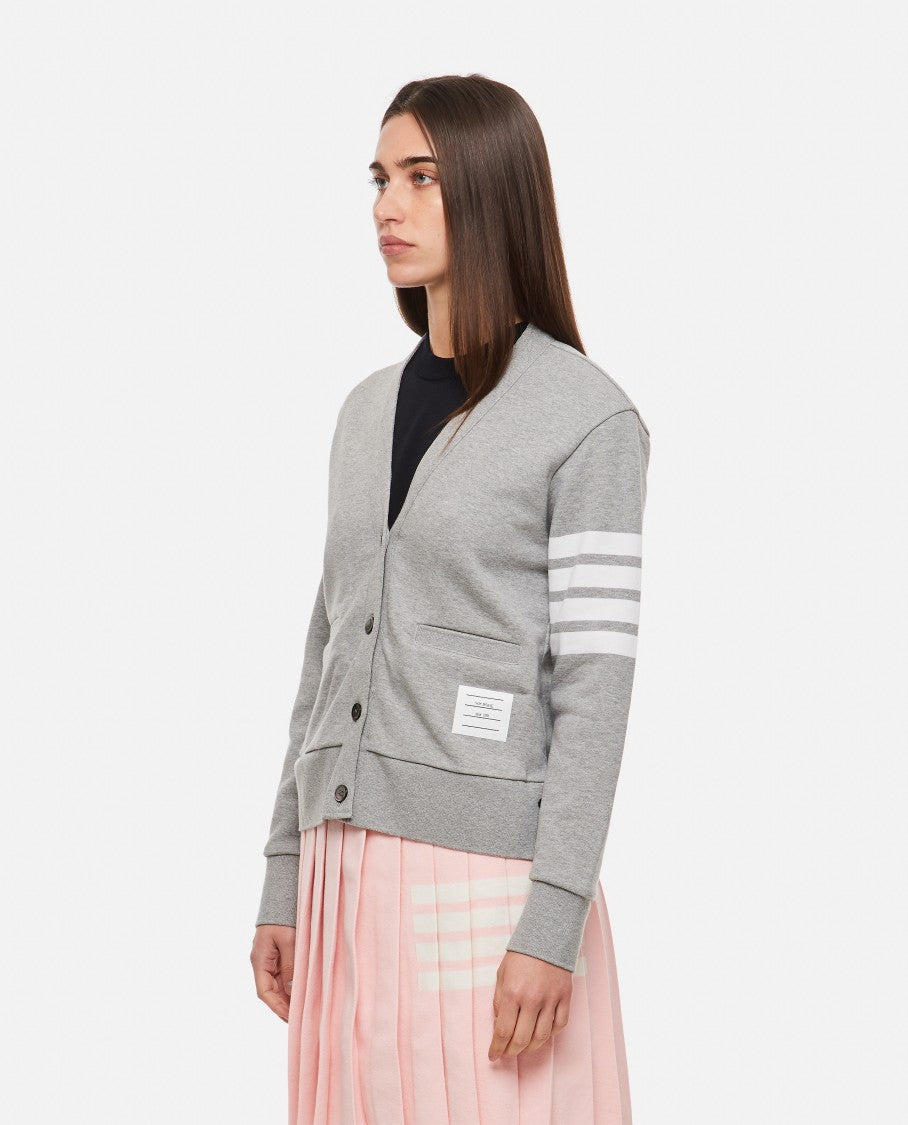Thom Browne V-Neck Cotton Cardigan