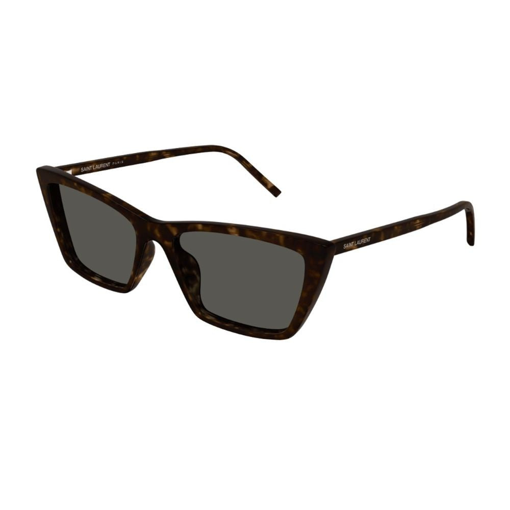 Saint Laurent Sl 737 Mica Thin Linea Sl Logo Slim Cat Eye Sunglasses