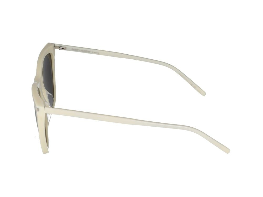 Saint Laurent Sunglasses Saint Laurent Sl 214 Kate Thin 005 Ivory Ivory Black 55/20/145