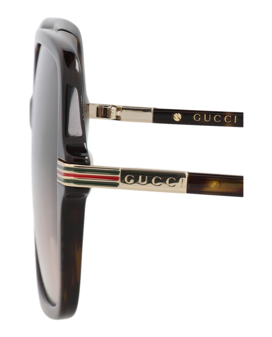 Gucci Square-Frame Recycled Acetate Sunglasses