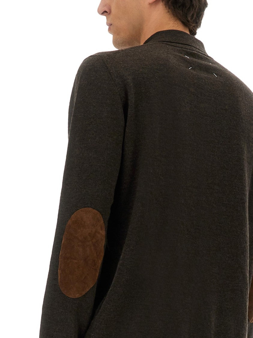 Maison Margiela Wool Polo With Classic Collar