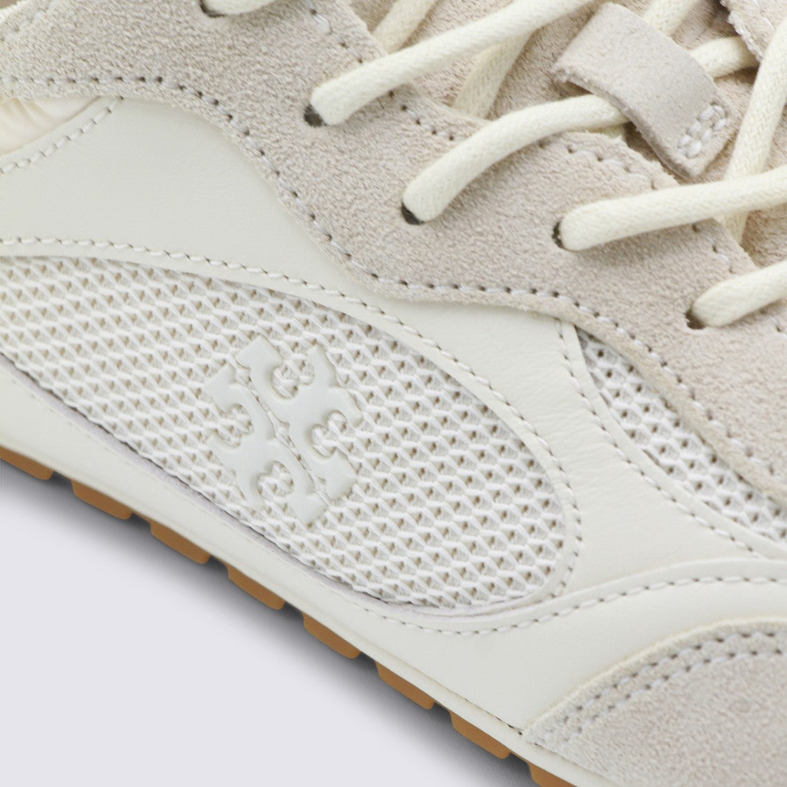 Tory Burch White Leather Sneakers