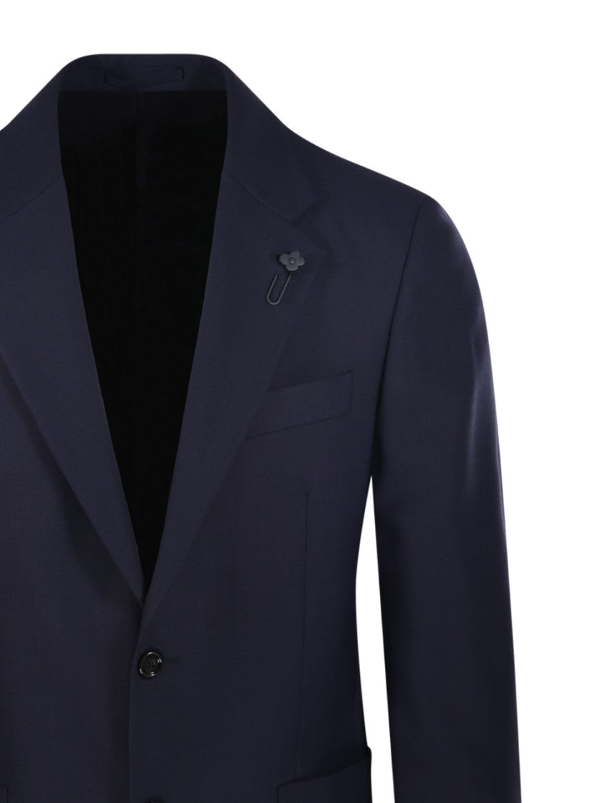 Lardini Classic Tailored Black Blazer