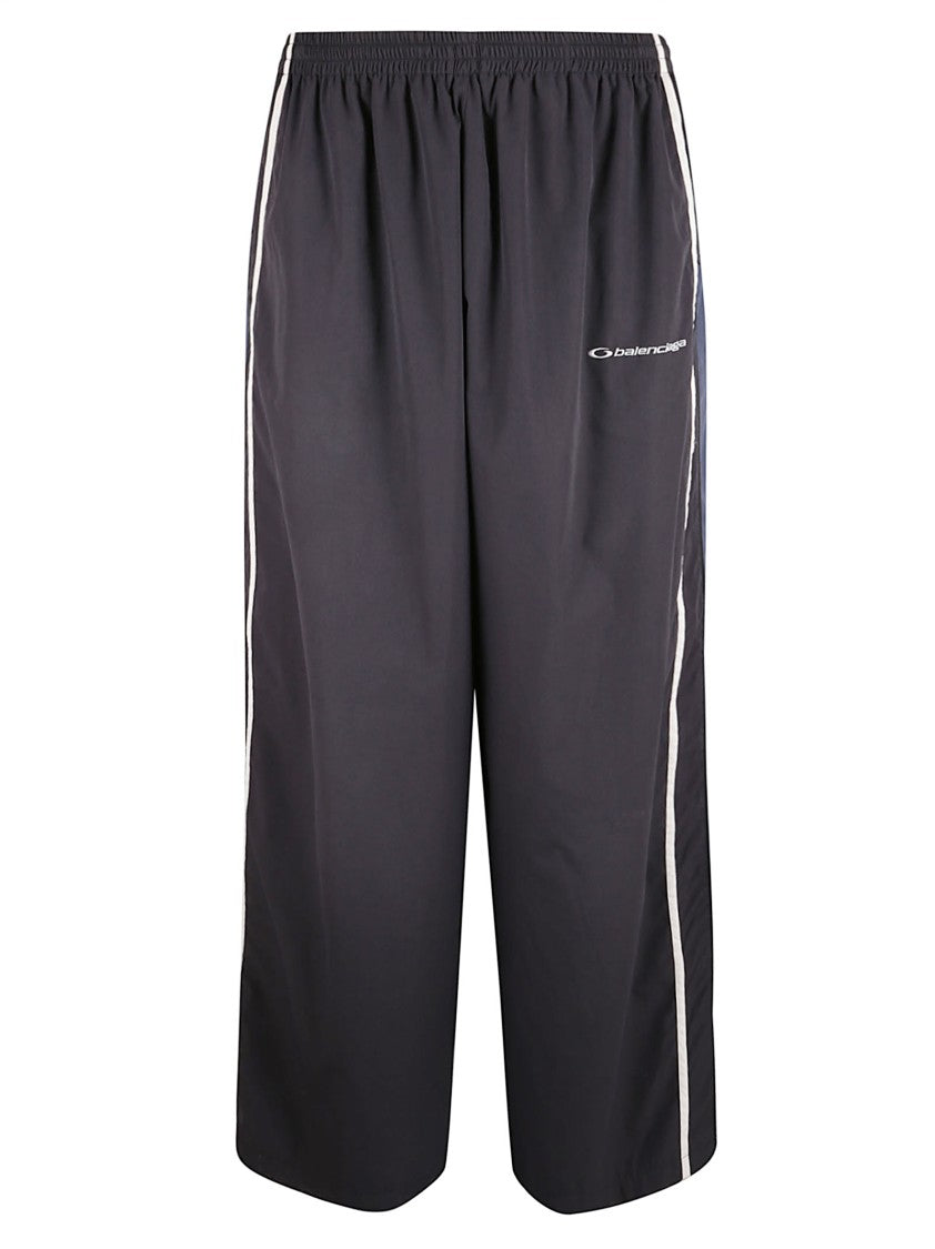 Balenciaga Mid-Rise Trousers With Unique Contrasting Panels