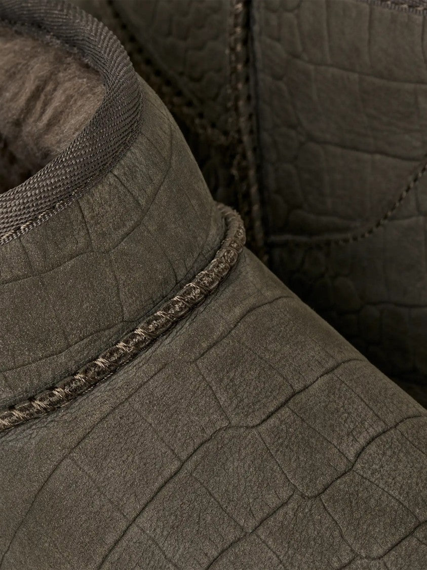 Ugg Classic Ultra Mini Embossed Textured Boots