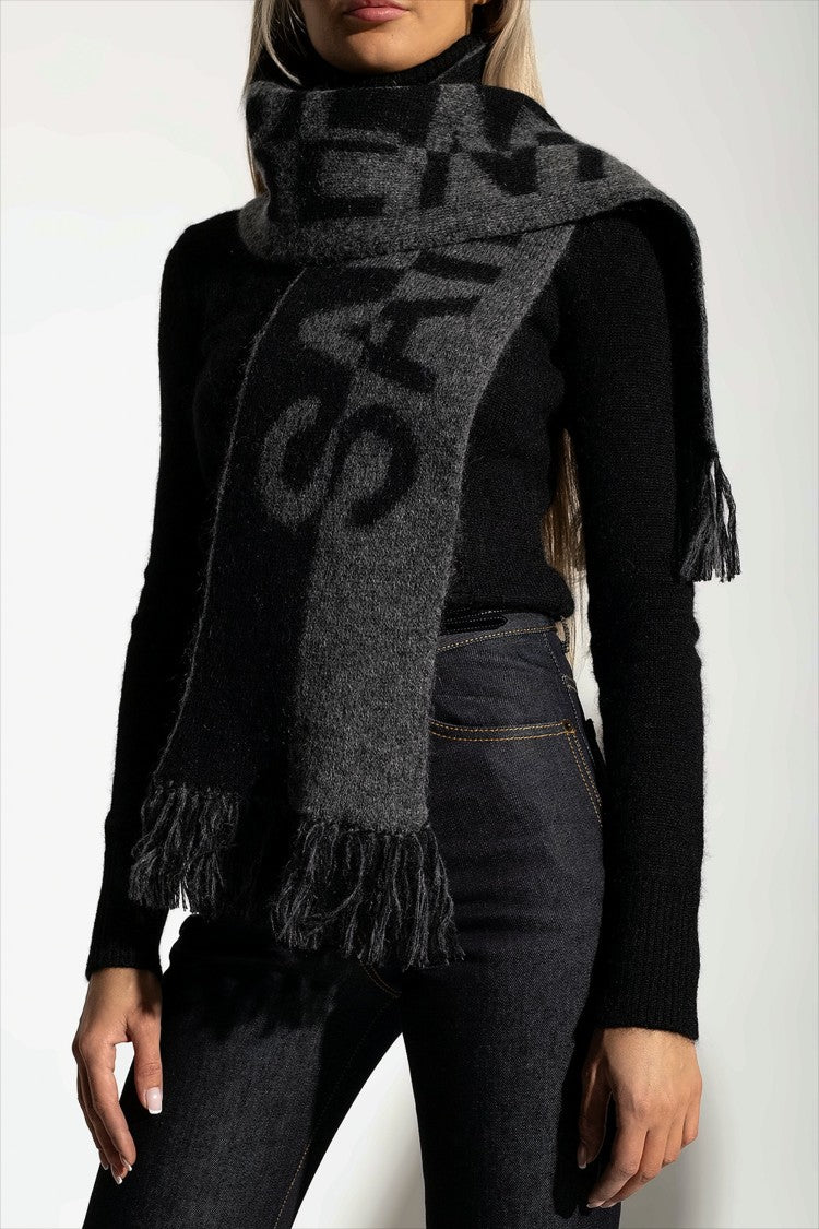 Saint Laurent Signature Wool Scarf