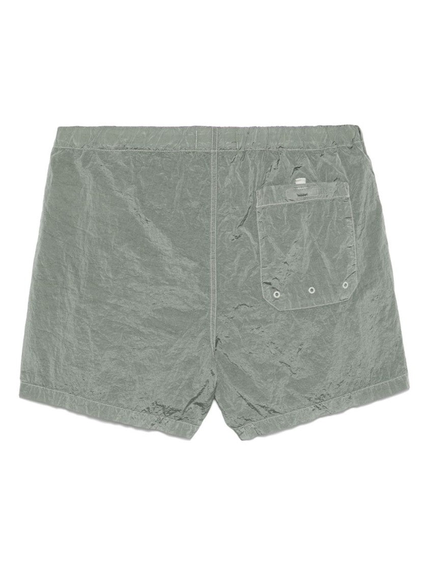 Stone Island Sage Green Iridescent Swim Shorts