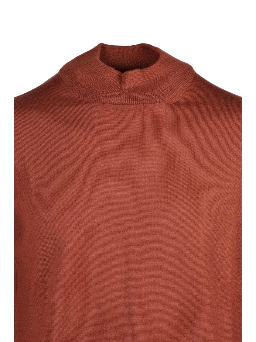 Gran Sasso Turtleneck Sweater In 100% Virgin Wool