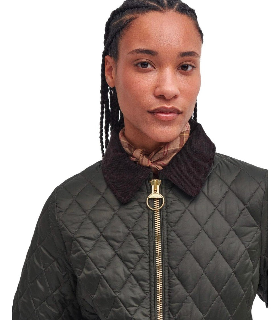 Barbour Beadnell Green Fitted Jacket