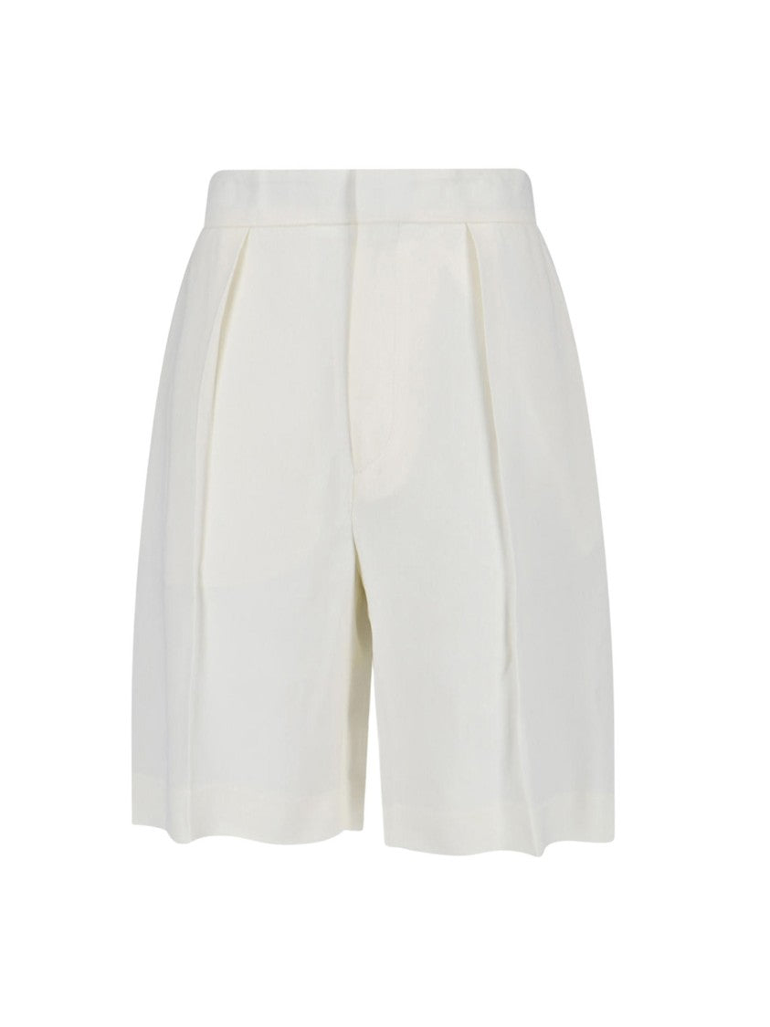 Victoria Beckham Straight-Leg Trousers With Classic Waistband And Polished Finish