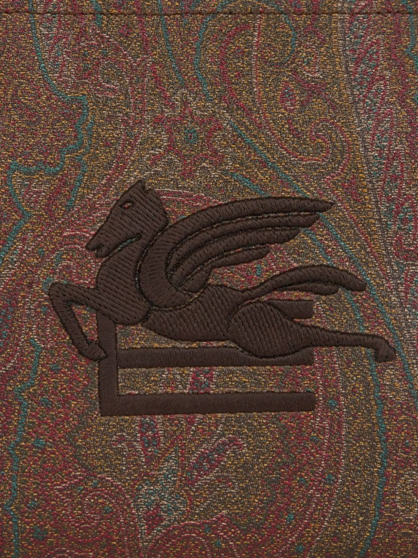 Etro Paisley Jacquard Clutch