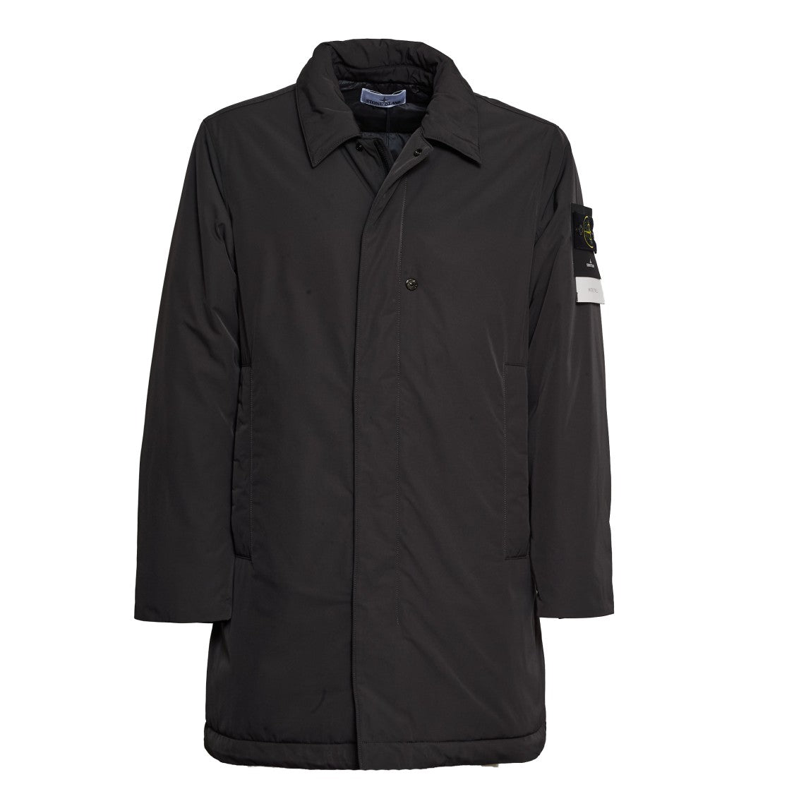 Stone Island Lead Grey Micro Twill Insulated Coat