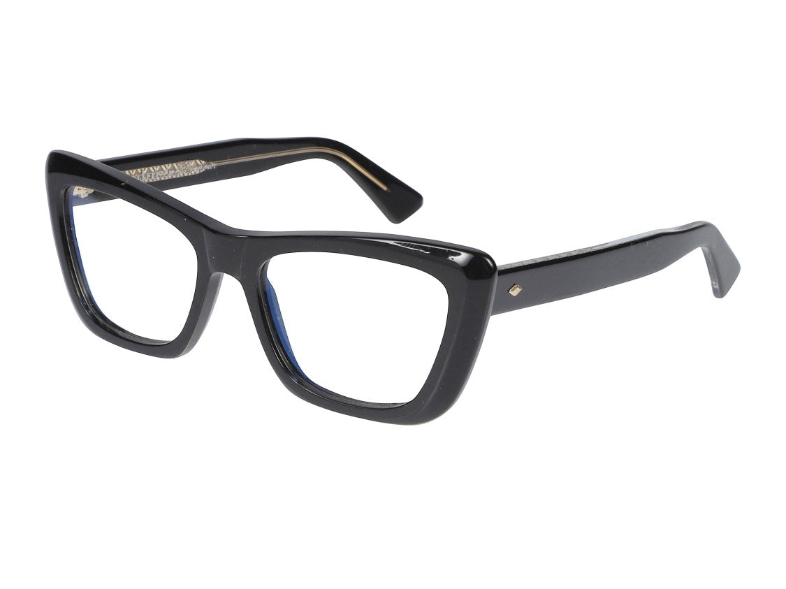 Kador Black Lolita/K-V Glossy Oversized Square Sunglasses
