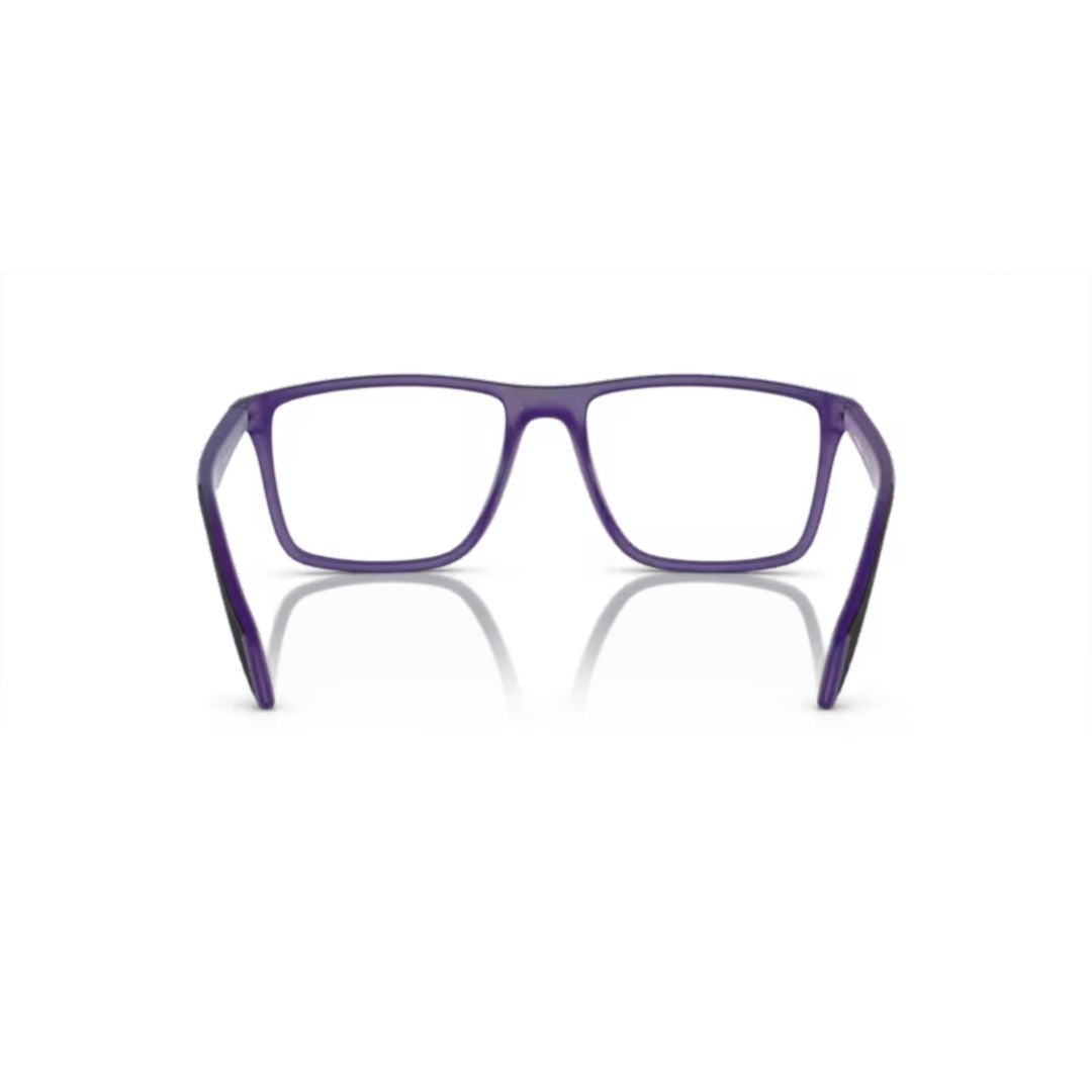 Emporio Armani 3230 Vista Rectangular Eyeglasses With Bold Purple Frame