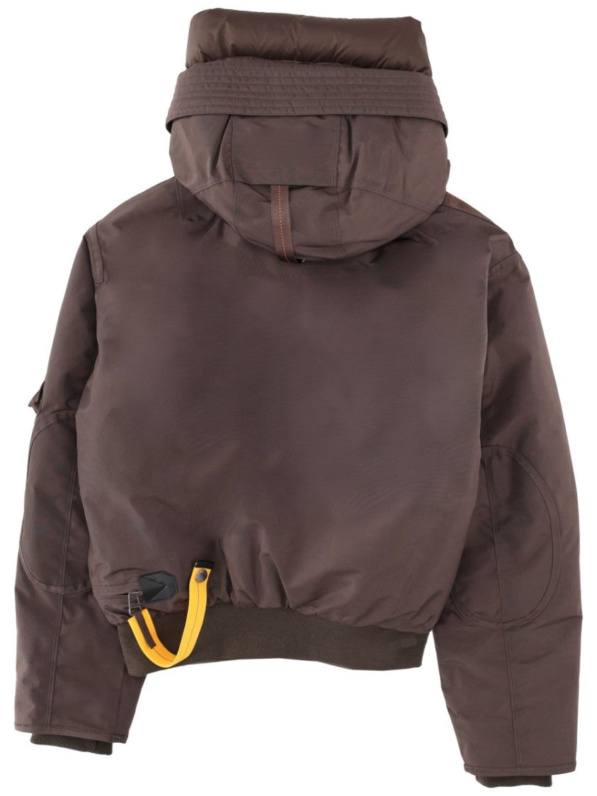 Parajumpers Black Polyamide Gobi Utility Bomber Jacket
