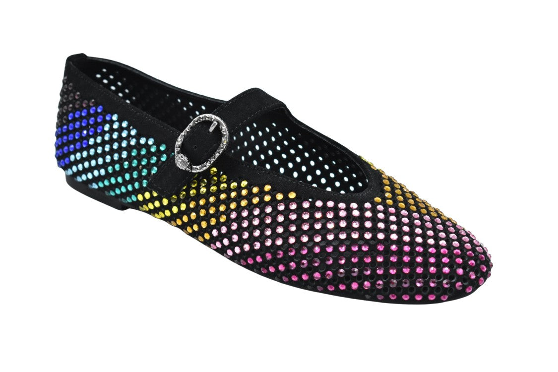 Kurt Geiger Perforated Black Mary Jane Shoes